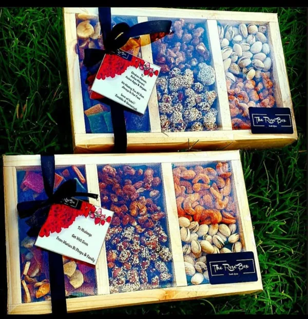 gift box with divisions