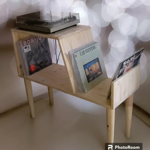 large retro turntable stand