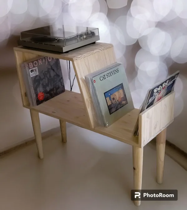 large retro turntable stand