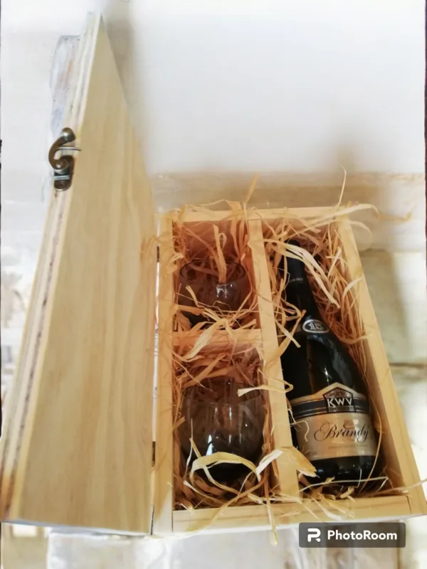 brandy gift box with lid